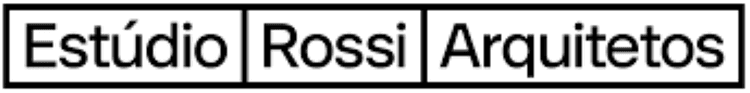 Logo do Estúdio Rossi Arquitetos