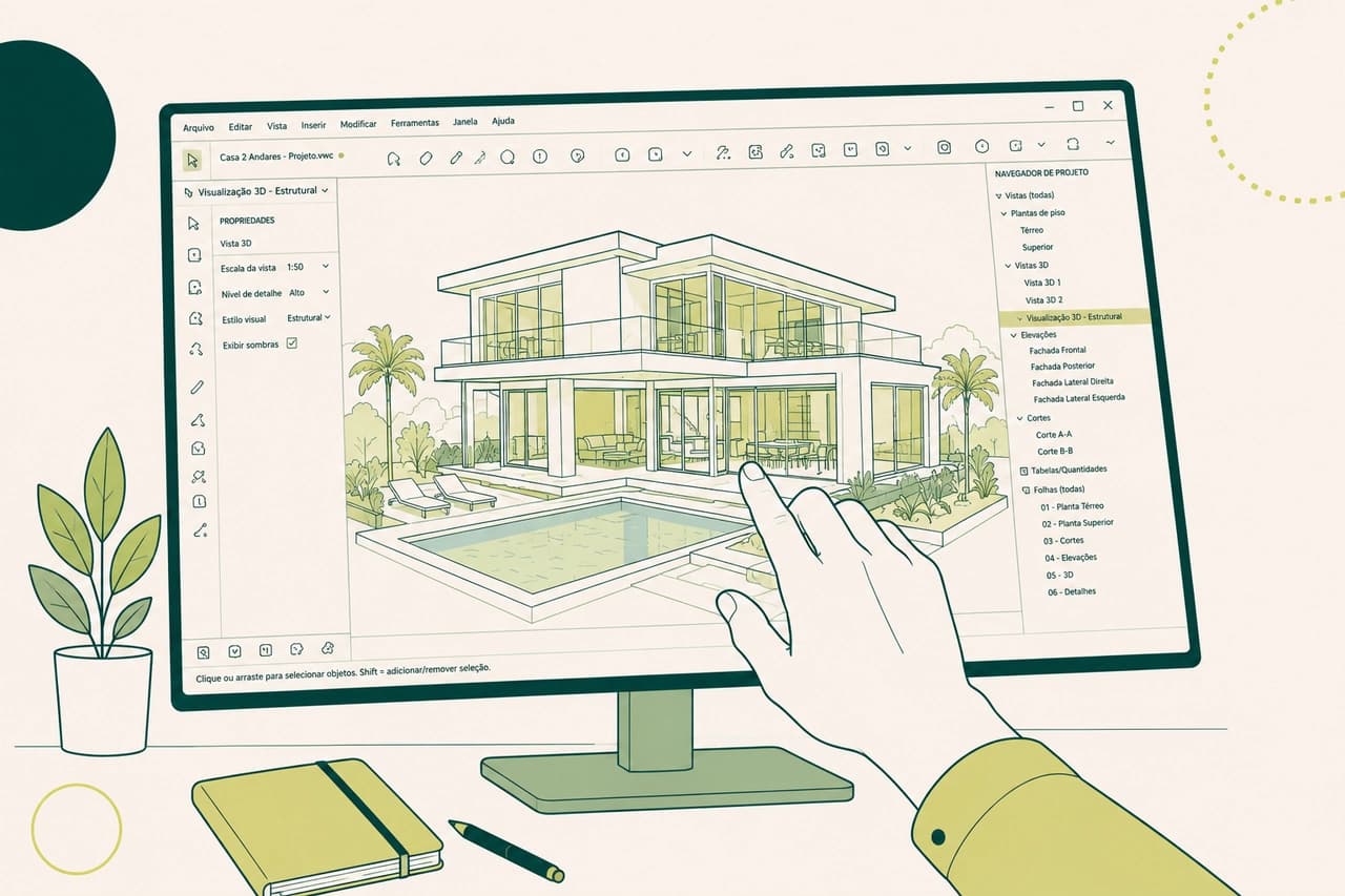 Casa construída com inteligência artificial pela GetHome